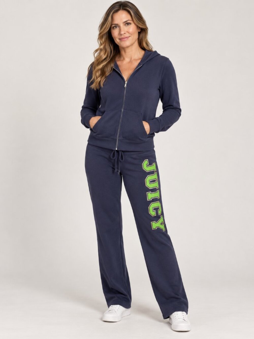 Vintage Y2K Juicy Couture 2 Piece Tracksuit Set Jacket M Pants S Made USA NWT